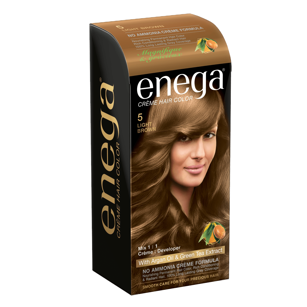 Enega Creme Hair Color – Light Brown – Prem Green Pvt Ltd