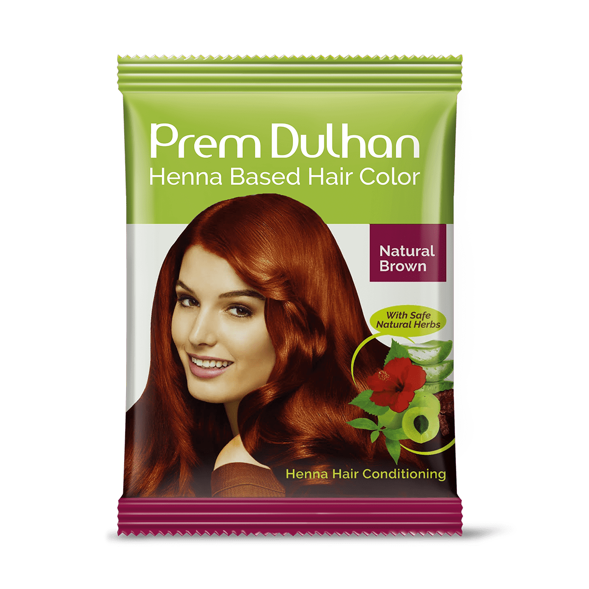 Prem Dulhan Henna Based Hair Color – Natural Brown – Prem Green Pvt Ltd